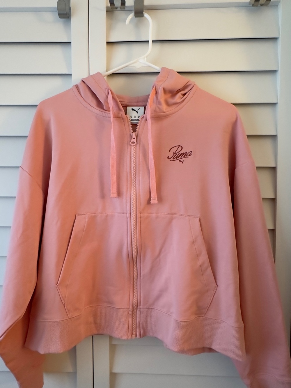 Puma • Soft Pink Full-Zip Hoodie Jacket